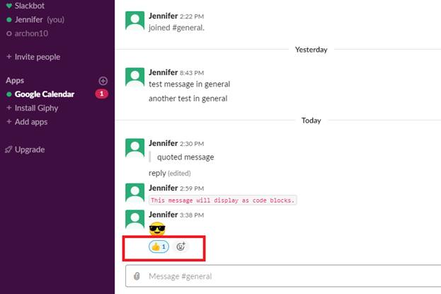 slack message formatting