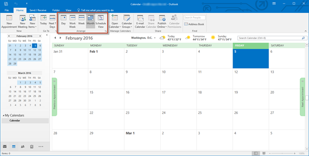 How To Use The Calendar In Outlook 16