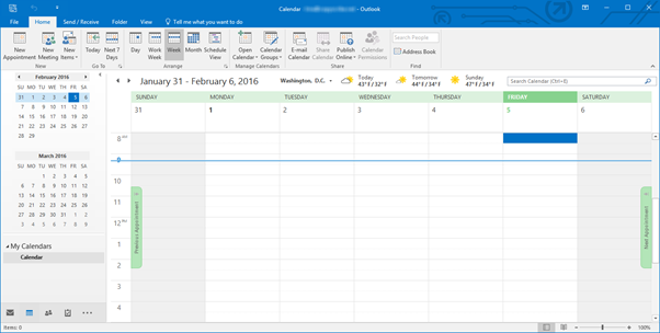 how to add a calendar in outlook