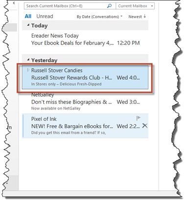 outlook 2016 conversations not working