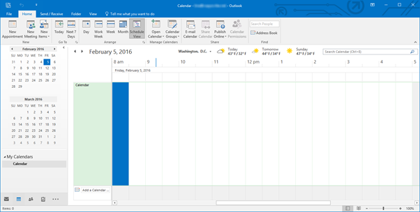 icloud calendar in outlook 2016