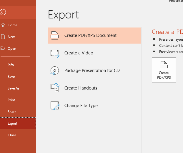 export indesign to powerpoint