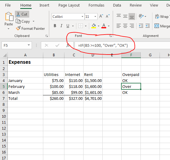 how-to-use-the-if-function-in-excel-2019