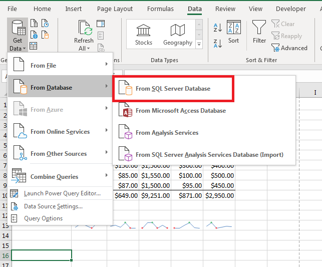 import an excel file in sql tabs postgresql