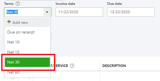 quickbooks desktop invoice number sequence