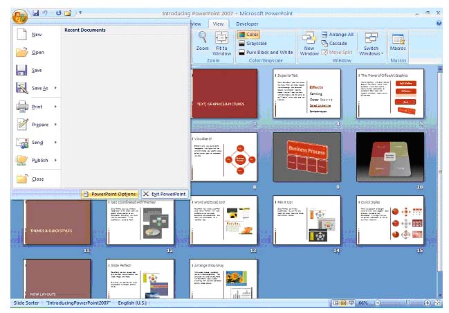 ppt presentation on powerpoint 2007