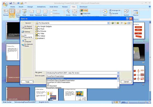 powerpoint presentation 2007