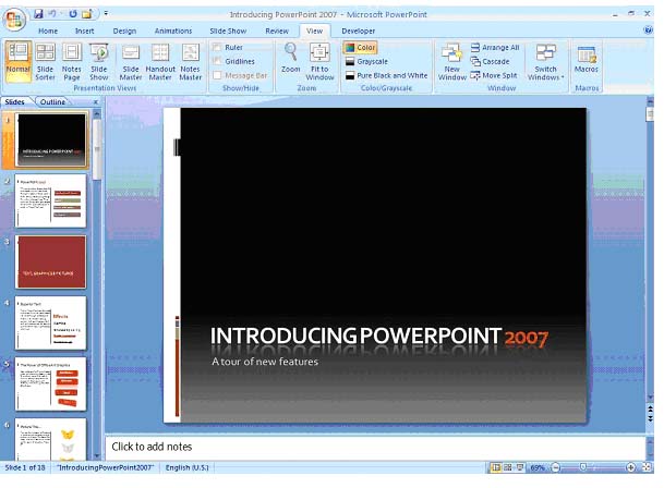 ppt presentation on powerpoint 2007