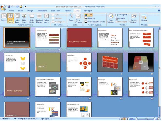 Презентация онлайн powerpoint 2007