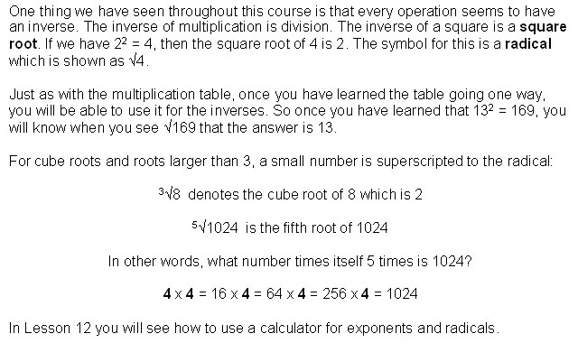 Scientfic Notation - Exponents and Roots