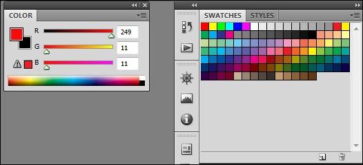 Drag and Drop Color Swatches in Photoshop