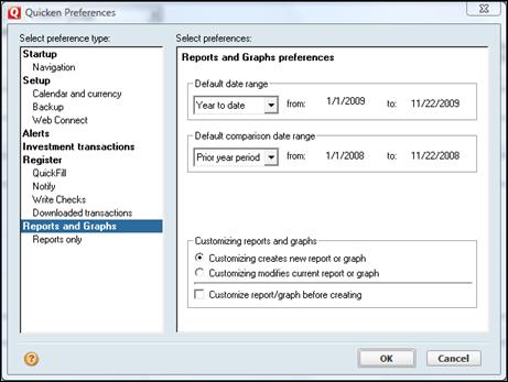 how to print quicken reports