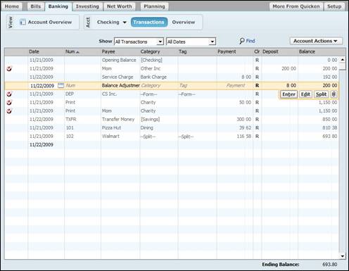 how to print quicken reports