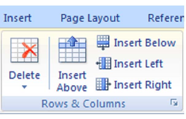 Row column. Word Insert above. Flat left right columns on a4 Microsoft Word. Add Row add column icon.