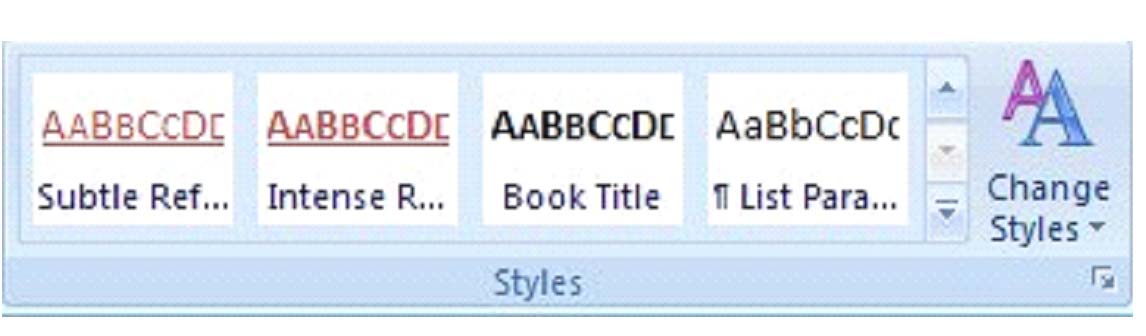 Formatting Paragraphs in Microsoft Word 2007