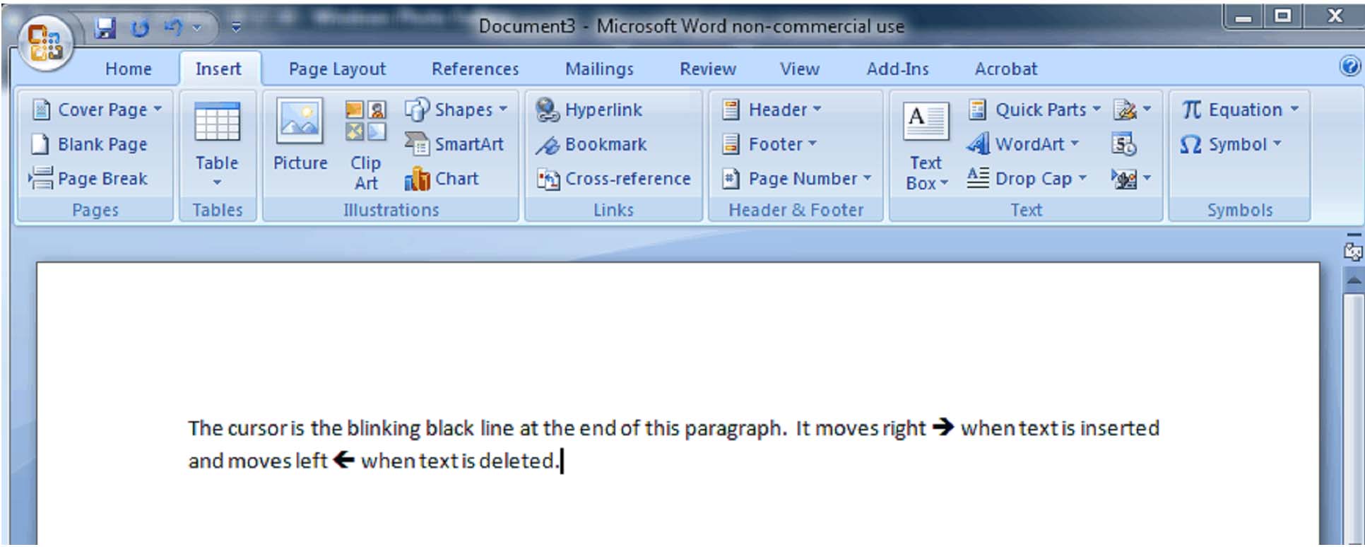 Microsoft word non commercial use remove