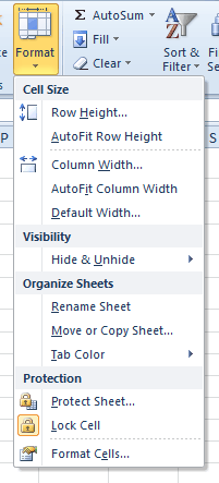 How to Format a Worksheet in Excel 2010 | UniversalClass