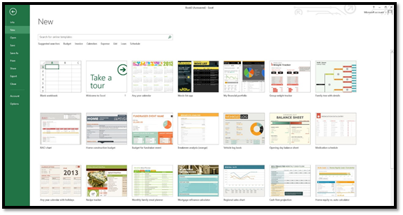 microsoft templates for excel