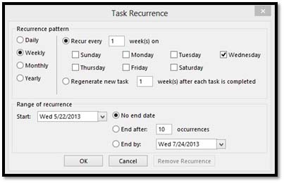 assigning tasks in outlook 2013
