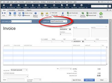 custom invoices for quickbooks