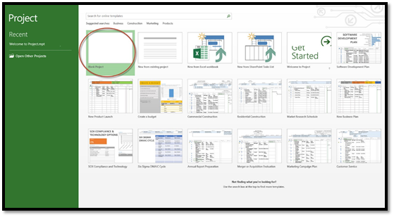 ms project 2013 stops working when a file is opened