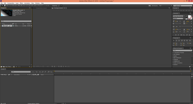 adobe after effects untitled project download free