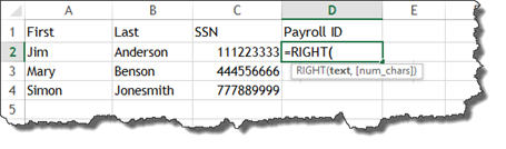 how characters extract 4 excel in last to Excel How  2013:  to Text Manipulate UniversalClass