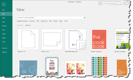 microsoft publisher templates