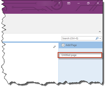 onenote example notebooks