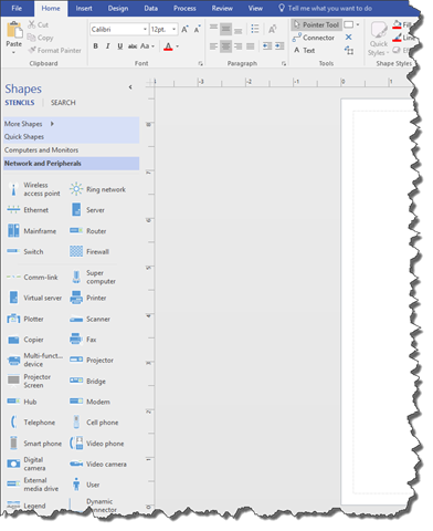 visio 2016 rack diagram stencils