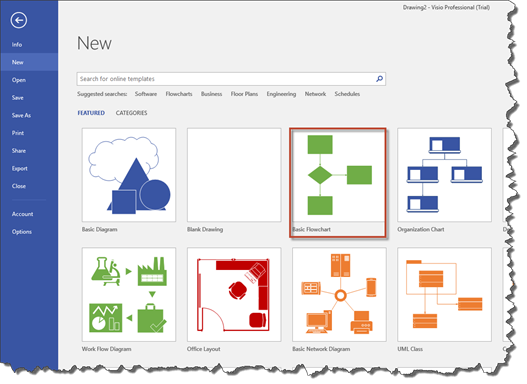 Working with Shapes in Visio 2016