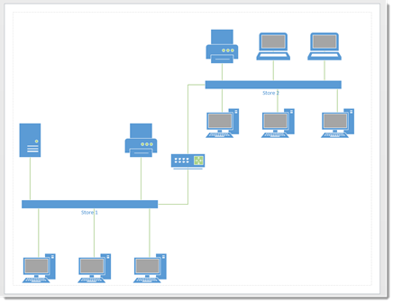 visio network diagram templates