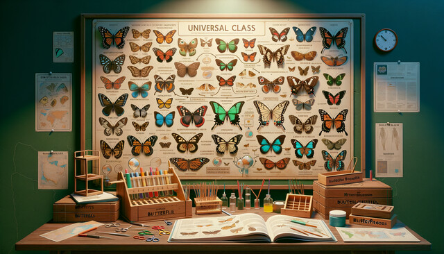 Online Class : Butterflies