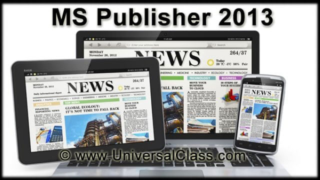 View Microsoft Publisher 2013 Video Demonstration